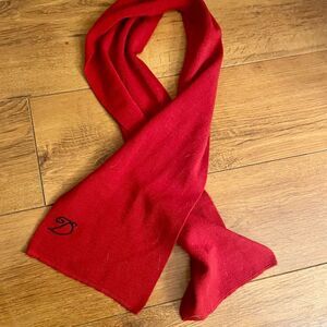 Pretty Red Monogrammed Scarf